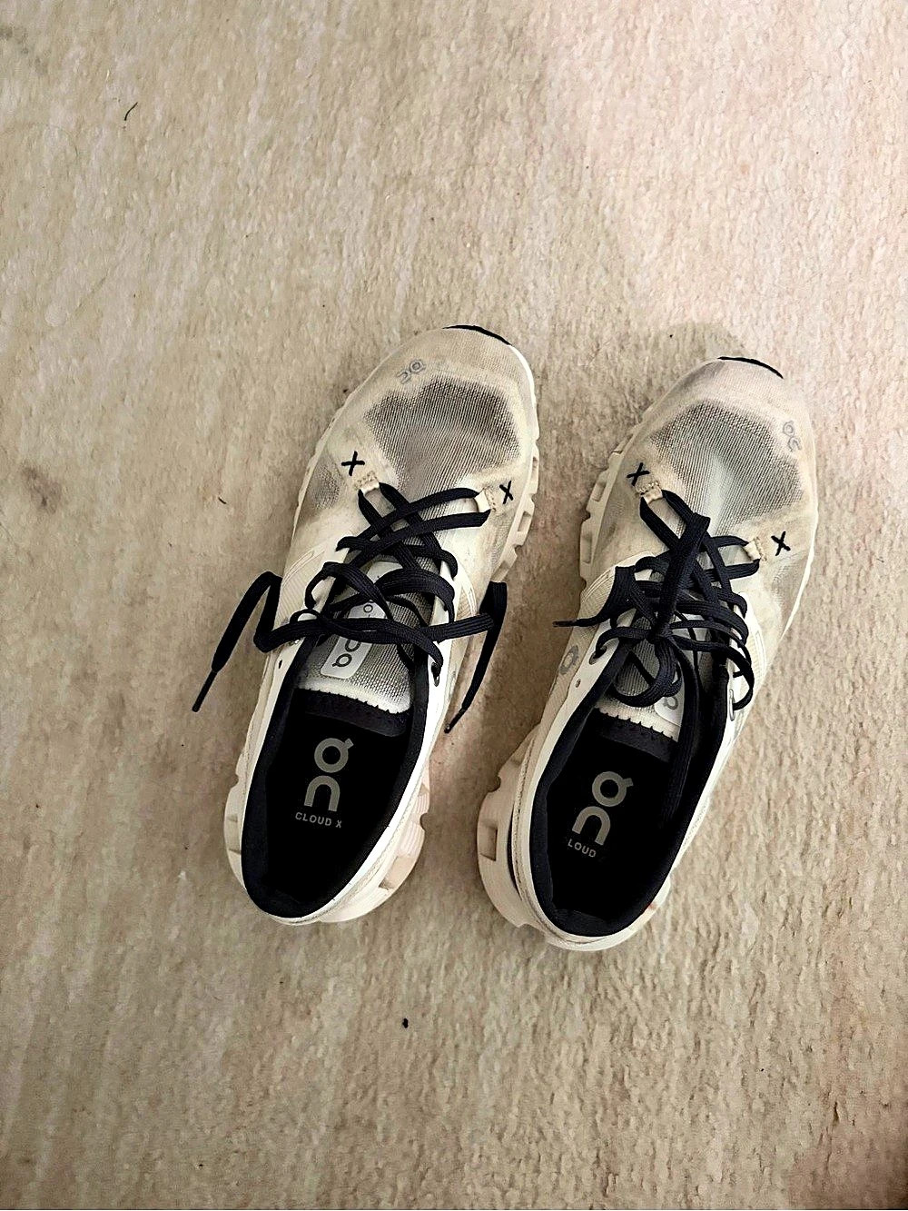 On Cloud X 3 Women's Athletic Shoes White & Black US W8
